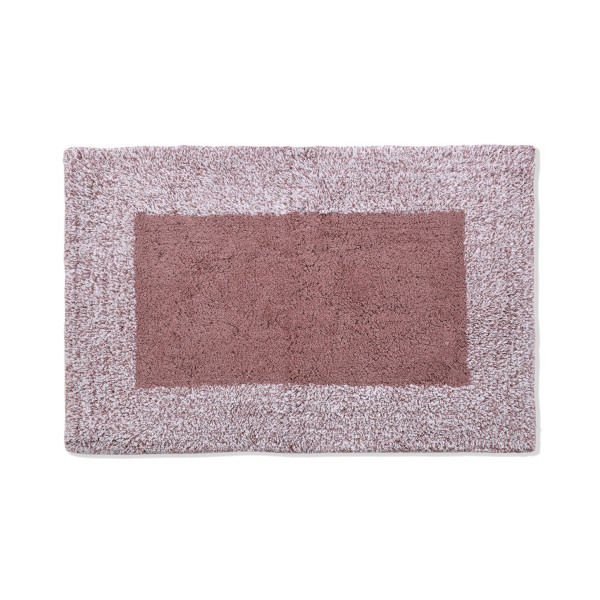 Πατάκι Down Town Border 60X90 Rose/White