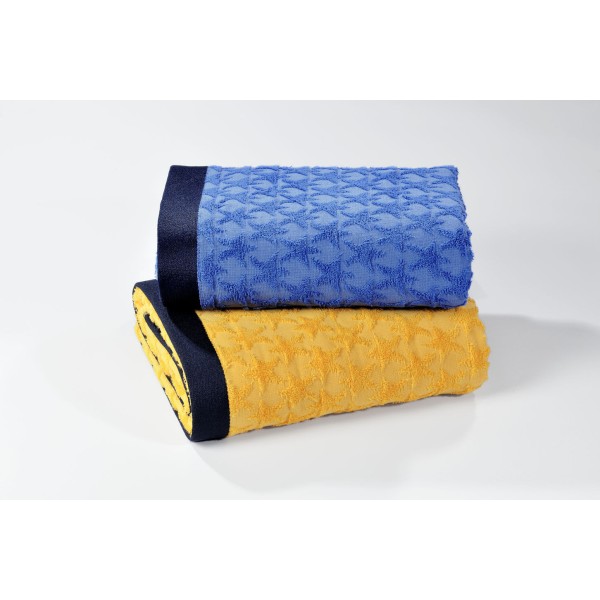 Πετσέτα Θαλάσσης 90Χ180 Stars Yellow/Blue