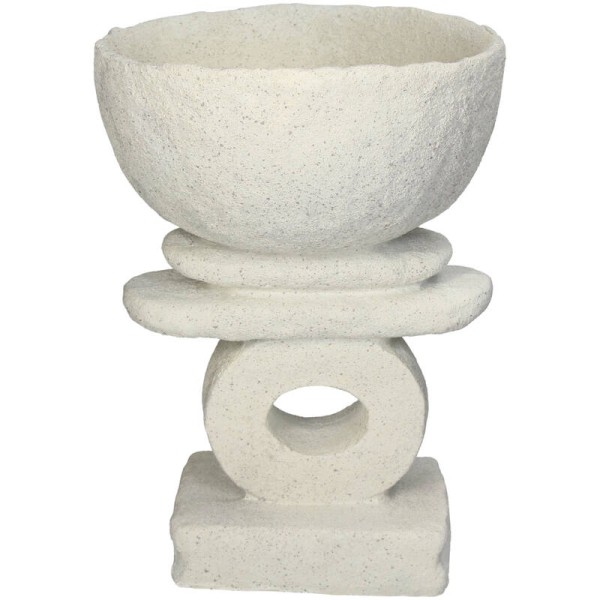  Bowl Polyresin White 21.2x20.8x29.3cm