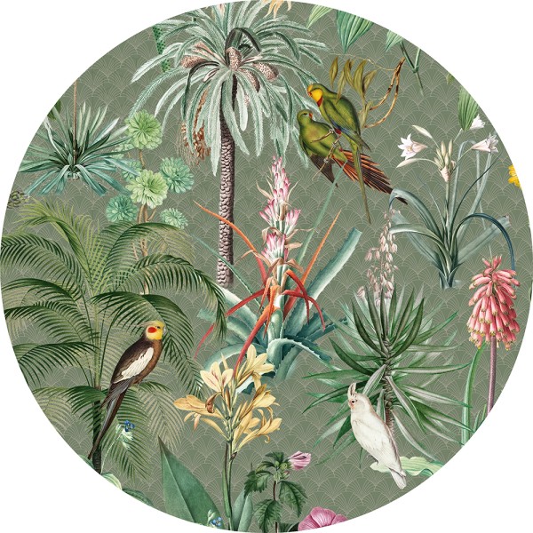 SPITS WALLCOVERINGS FLORAL UTOPIA INK7607-BEH Ταπετσαρίες Τοίχου Digital,Non Woven 1,50x1,50 (ΚΥΚΛΟΣ)