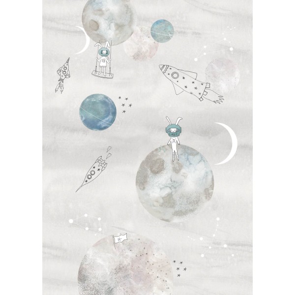 SPITS WALLCOVERINGS SOFIE & JUNAR INK7629-BEH Ταπετσαρίες Τοίχου Digital,Non Woven 2,00x2,80