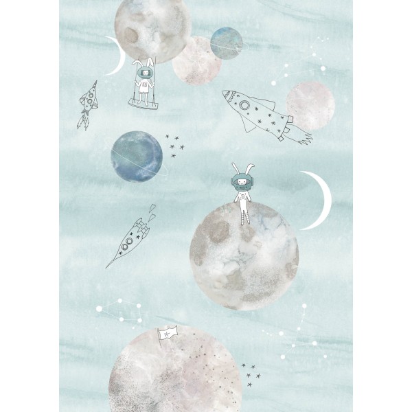 SPITS WALLCOVERINGS SOFIE & JUNAR INK7631-BEH Ταπετσαρίες Τοίχου Digital,Non Woven 2,00x2,80