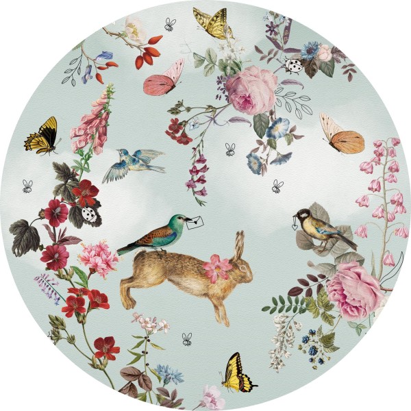 SPITS WALLCOVERINGS SOFIE & JUNAR INK7689-BEH Ταπετσαρίες Τοίχου Digital,Non Woven 1,50x1,50 (ΚΥΚΛΟΣ)