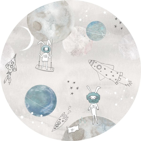 SPITS WALLCOVERINGS SOFIE & JUNAR INK7708-BEH Ταπετσαρίες Τοίχου Digital,Non Woven 0,75x0,75 (ΚΥΚΛΟΣ)