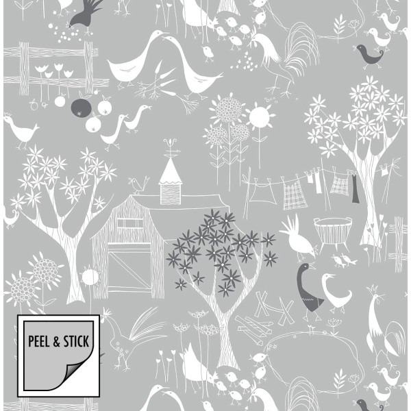KT-Exclusive PEEL & STICK 337057-KTE Ταπετσαρίες τοίχου Vinyl , ΑΥΤΟΚΟΛΛΗΤΟ 0,52χ5,48