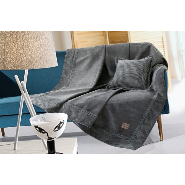 Ριχτάρι Καναπέ Rubicon Anthracite (Τριθέσιος) 170x300